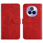 HT03 Cassa del telefono di cuoio di vibrazione impressa farfalla di sensibilità della pelle, For Realme C75 5G, For Realme 14 5G Global / P3 5G Global, For Realme P3 Pro 5G Global, For Realme 14 Pro+ 5G