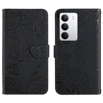 HT03 Cassa del telefono di cuoio di vibrazione impressa farfalla di sensibilità della pelle, For Realme C75 5G, For Realme 14 5G Global / P3 5G Global, For Realme P3 Pro 5G Global, For Realme 14 Pro+ 5G
