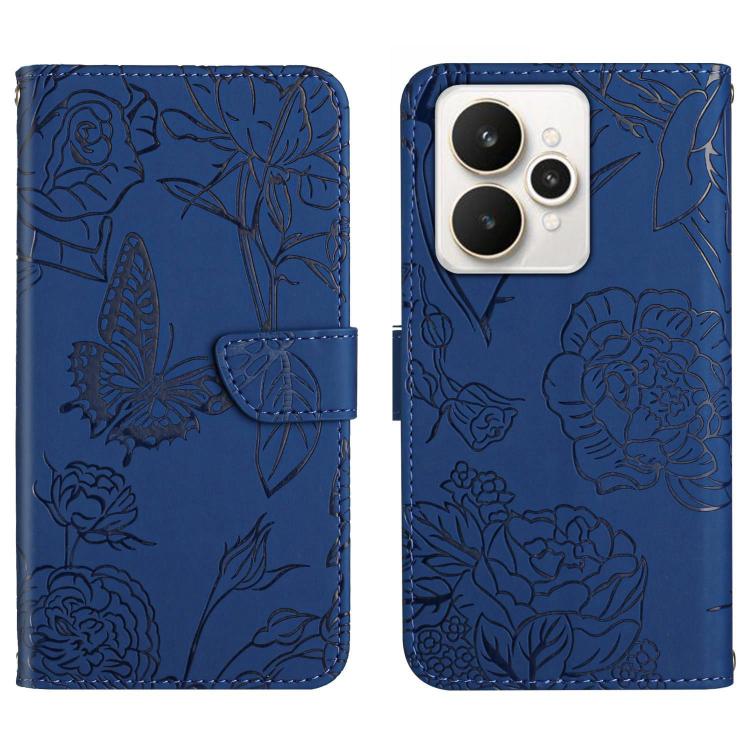 HT03 Cassa del telefono di cuoio di vibrazione impressa farfalla di sensibilità della pelle, For Realme C85 Pro 4G, For Realme 15T 5G, For Realme 15 5G Global / 15 Pro 5G Global, For Realme C71 4G