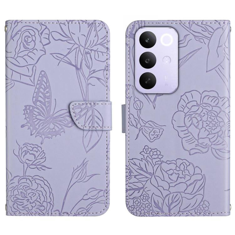 HT03 Cassa del telefono di cuoio di vibrazione impressa farfalla di sensibilità della pelle, For Realme C85 Pro 4G, For Realme 15T 5G, For Realme 15 5G Global / 15 Pro 5G Global, For Realme C71 4G