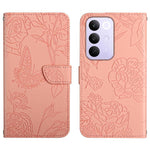 HT03 Cassa del telefono di cuoio di vibrazione impressa farfalla di sensibilità della pelle, For Realme C85 Pro 4G, For Realme 15T 5G, For Realme 15 5G Global / 15 Pro 5G Global, For Realme C71 4G