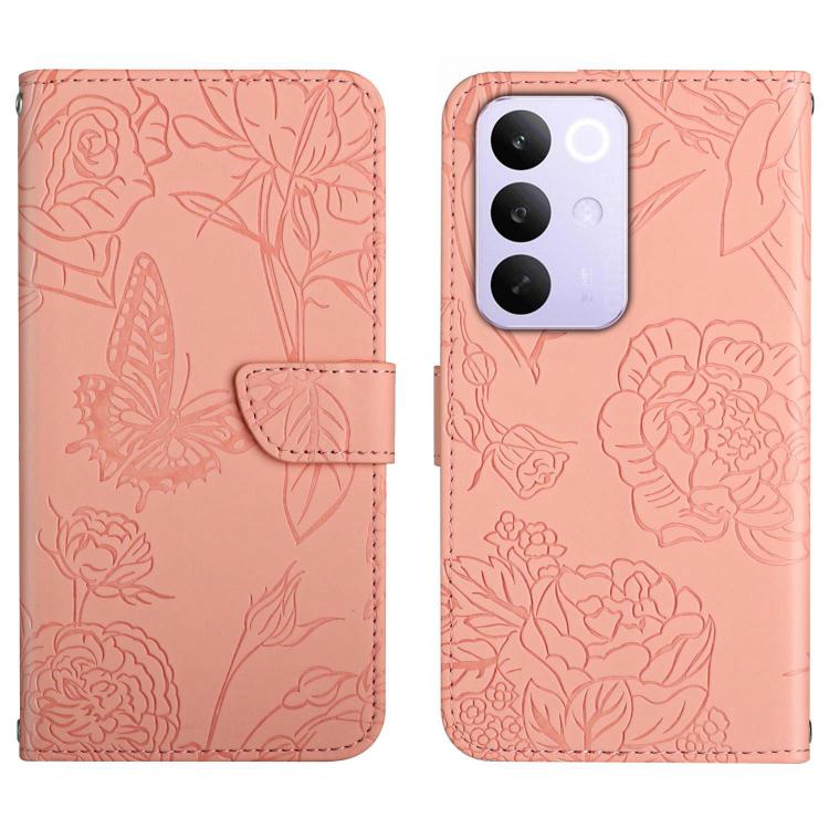 HT03 Cassa del telefono di cuoio di vibrazione impressa farfalla di sensibilità della pelle, For Realme C85 Pro 4G, For Realme 15T 5G, For Realme 15 5G Global / 15 Pro 5G Global, For Realme C71 4G