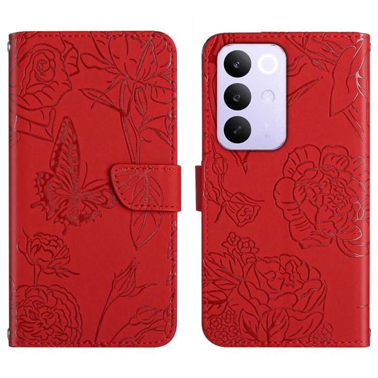 HT03 Cassa del telefono di cuoio di vibrazione impressa farfalla di sensibilità della pelle, For Realme C85 Pro 4G, For Realme 15T 5G, For Realme 15 5G Global / 15 Pro 5G Global, For Realme C71 4G