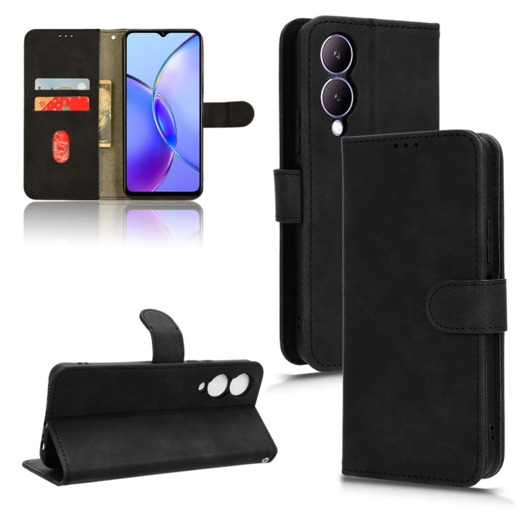 Custodia in pelle con vibrazione magnetica per Vivo iQOO 12