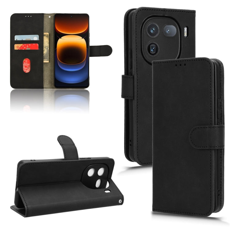 Custodia in pelle con vibrazione magnetica per Vivo iQOO 12