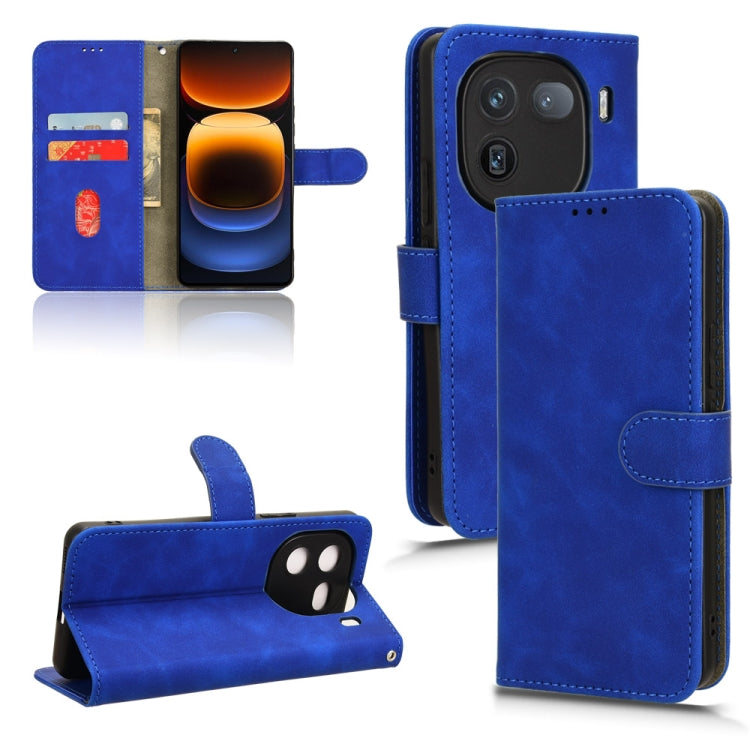 Custodia in pelle con vibrazione magnetica per Vivo iQOO 12