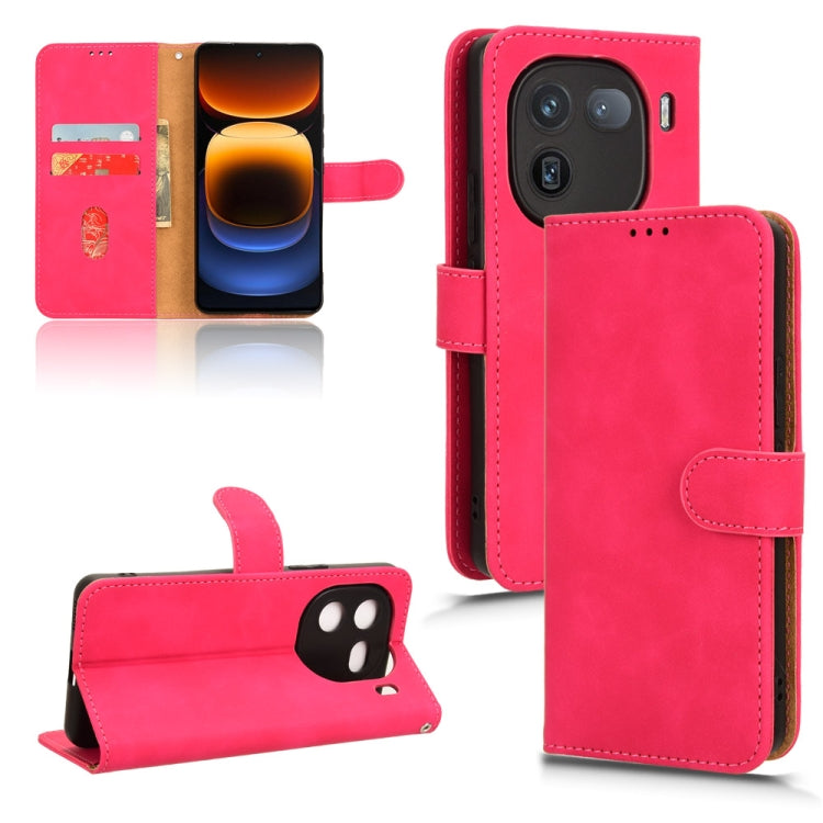 Custodia in pelle con vibrazione magnetica per Vivo iQOO 12