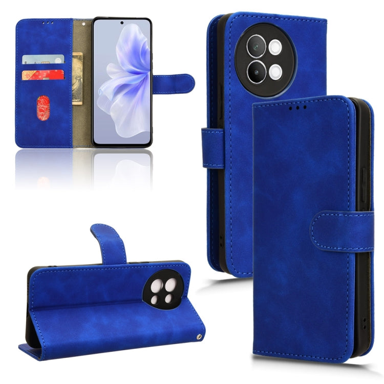 Custodia in pelle con vibrazione magnetica per Vivo S18e e X100