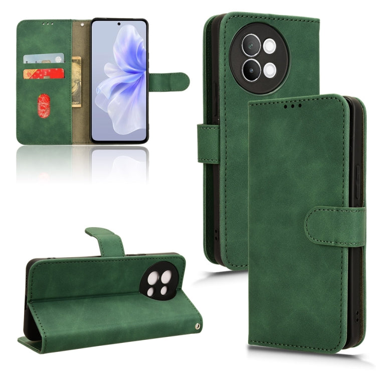 Custodia in pelle con vibrazione magnetica per Vivo S18e e X100
