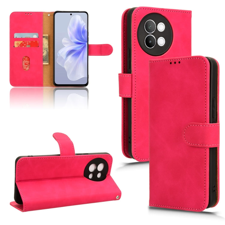 Custodia in pelle con vibrazione magnetica per Vivo S18e e X100
