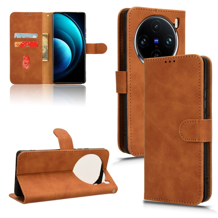 Custodia in pelle con vibrazione magnetica per Vivo iQOO 12