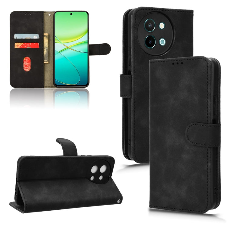 Custodia per telefono in pelle con vibrazione magnetica Skin Feel, For vivo Y300 Pro 5G, For vivo T3 Pro 5G India, For vivo Y38 5G, For vivo V30E 5G