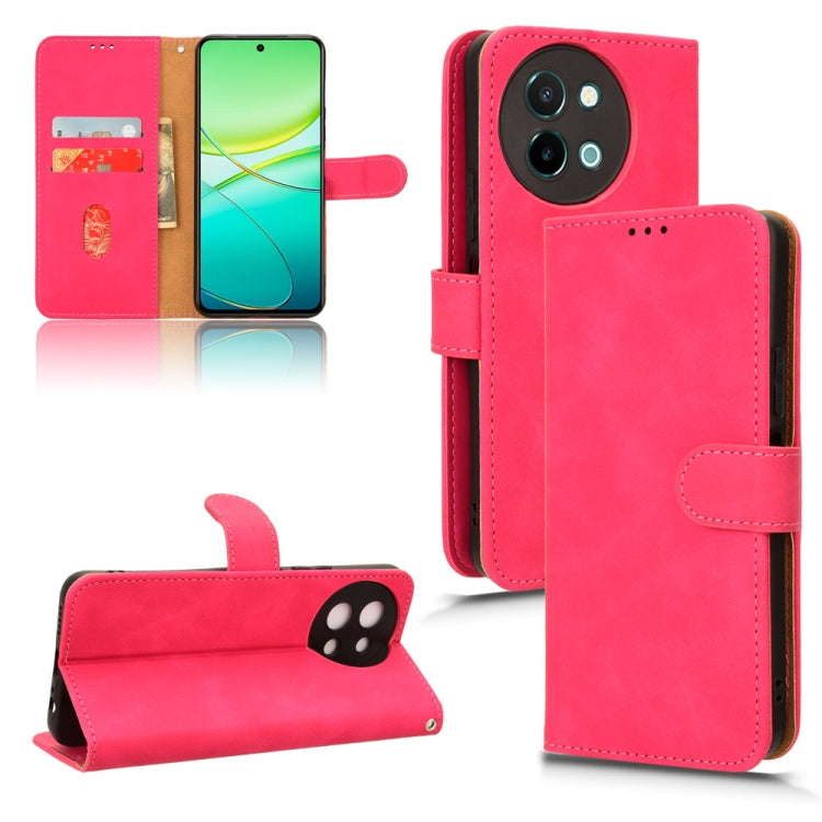 Custodia per telefono in pelle con vibrazione magnetica Skin Feel, For vivo Y300 Pro 5G, For vivo T3 Pro 5G India, For vivo Y38 5G, For vivo V30E 5G