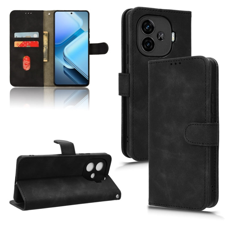 Custodia per telefono in pelle con vibrazione magnetica Skin Feel, For vivo iQOO Z9X, For vivo iQOO Z9, For vivo iQOO Z9 5G Global, For vivo Y03 4G
