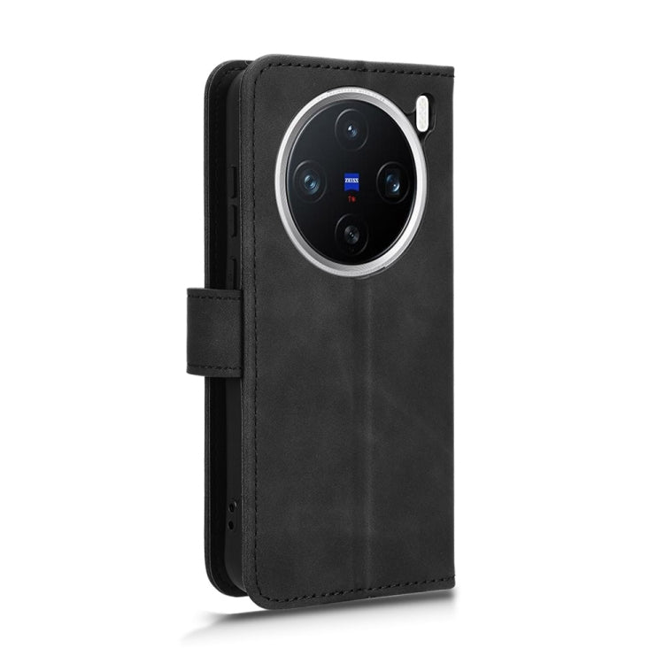 Custodia per telefono in pelle con vibrazione magnetica Skin Feel, For vivo X200 5G, For vivo X200 Pro mini 5G, For vivo X200 Pro 5G, For vivo V40e 5G India / iQOO Z9s 5G