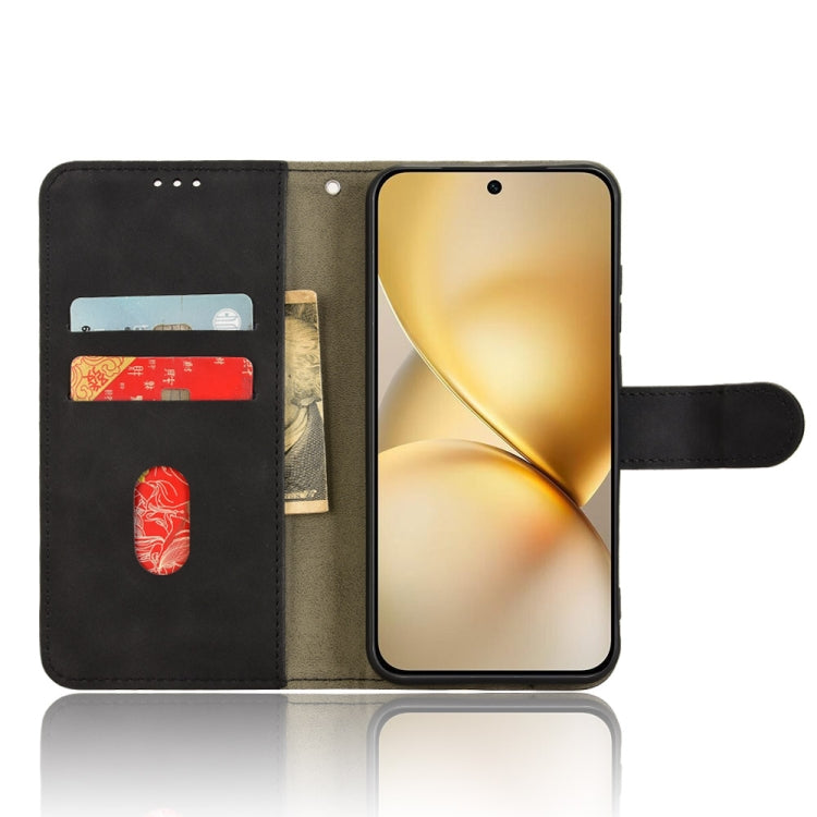 Custodia per telefono in pelle con vibrazione magnetica Skin Feel, For vivo X200 5G, For vivo X200 Pro mini 5G, For vivo X200 Pro 5G, For vivo V40e 5G India / iQOO Z9s 5G