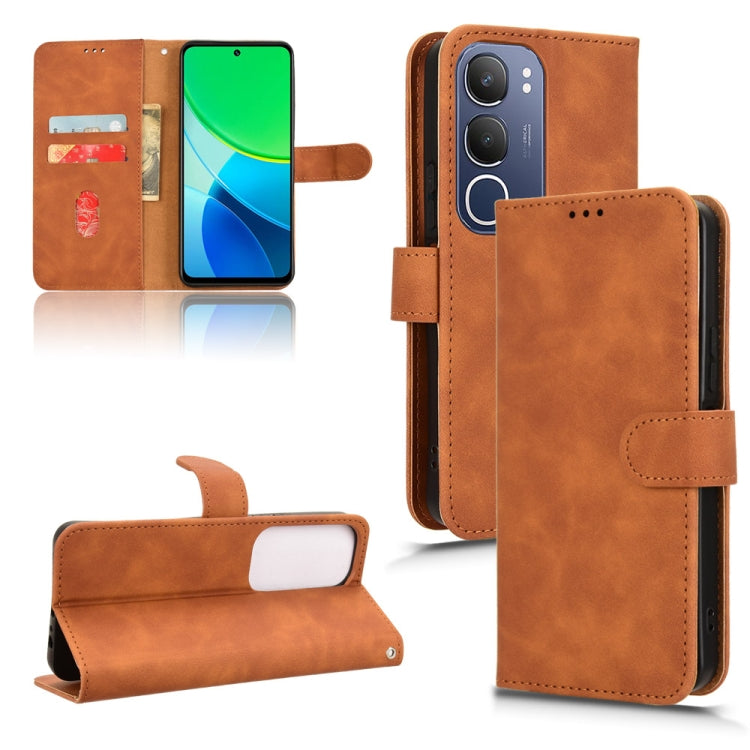 Custodia in pelle con vibrazione magnetica per Vivo X200 5G