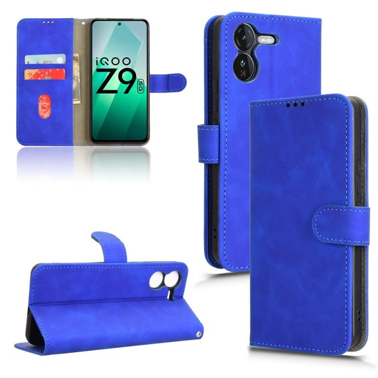 Custodia per telefono in pelle con vibrazione magnetica Skin Feel, For vivo iQOO Z9X, For vivo iQOO Z9, For vivo iQOO Z9 5G Global, For vivo Y03 4G