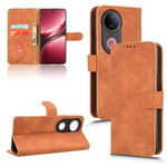 Custodia in pelle con vibrazione magnetica per Vivo Y04 4G