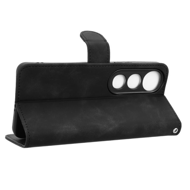 Custodia in pelle con vibrazione magnetica per Vivo Y04 4G