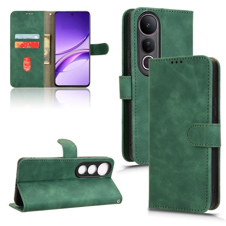 Custodia in pelle con vibrazione magnetica per Vivo Y04 4G