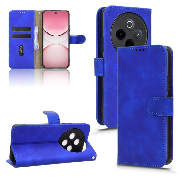 Custodia per telefono in pelle con vibrazione magnetica Skin Feel, For vivo Y300 Pro 5G, For vivo T3 Pro 5G India, For vivo Y38 5G, For vivo V30E 5G