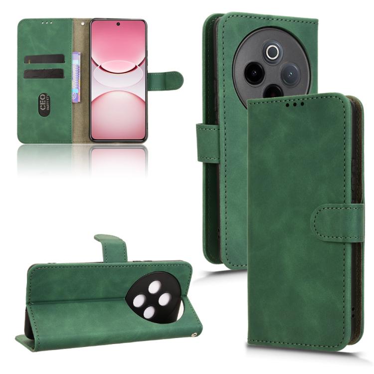 Custodia per telefono in pelle con vibrazione magnetica Skin Feel, For vivo Y300 Pro 5G, For vivo T3 Pro 5G India, For vivo Y38 5G, For vivo V30E 5G