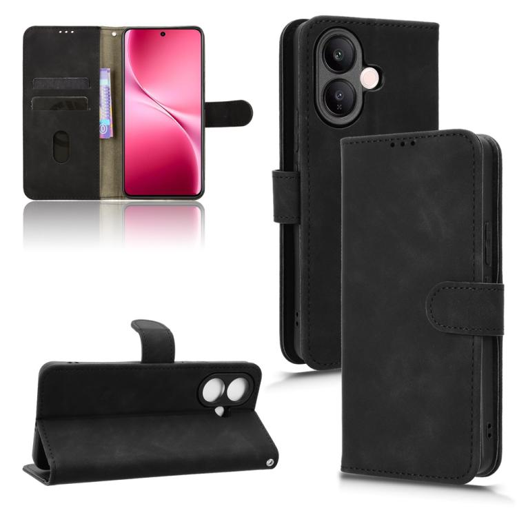 Custodia in pelle con vibrazione magnetica per Vivo X300 e modelli compatibili