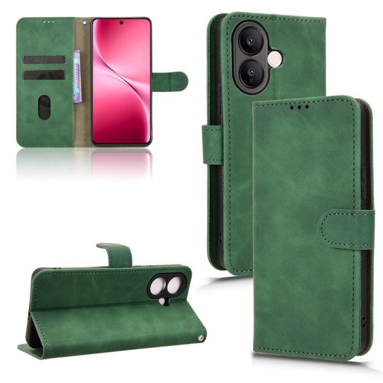 Custodia in pelle con vibrazione magnetica per Vivo X300 e modelli compatibili
