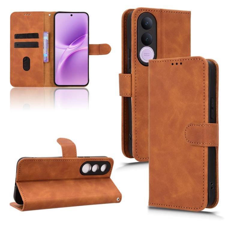 Custodia pelle con vibrazione magnetica per Vivo Y500i 5G e altri modelli