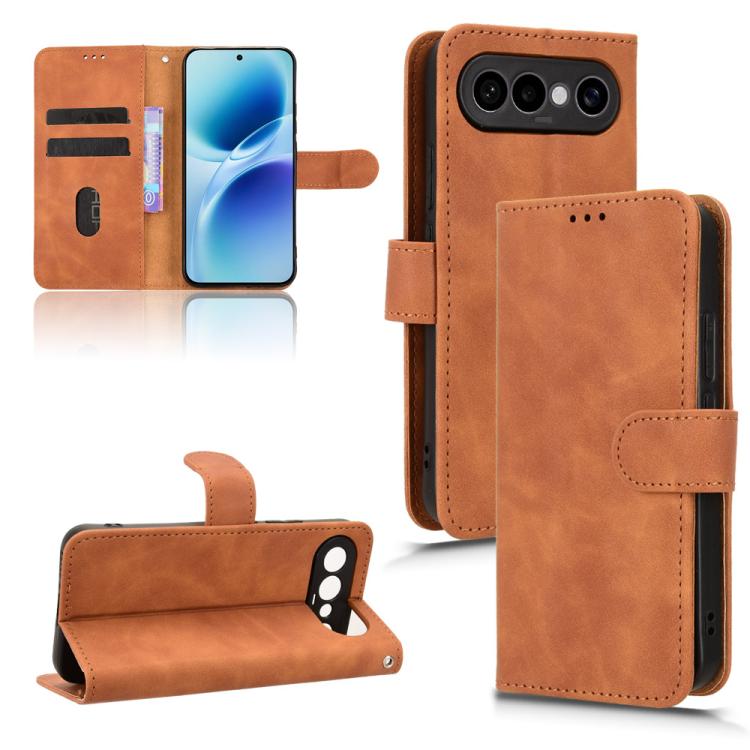 Custodia pelle con vibrazione magnetica per Vivo Y500i 5G e altri modelli