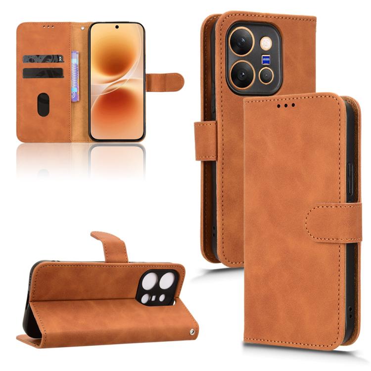 Custodia pelle con vibrazione magnetica per Vivo Y600 Pro 5G e modelli