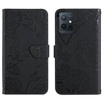Custodia in pelle con supporto per Vivo Y02S e Y16