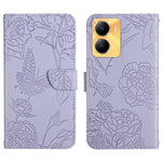 Custodia in pelle con supporto per Vivo V50 5G e modelli compatibili