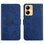 Custodia in pelle con supporto per Vivo Y02S e Y16