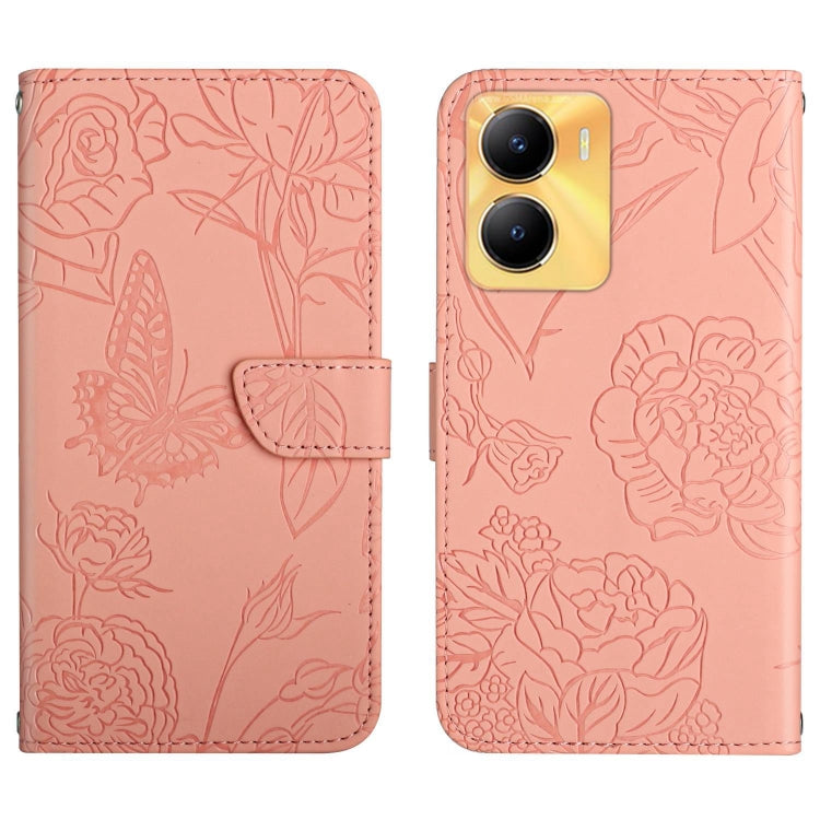 Custodia in pelle con supporto per Vivo Y02S e Y16