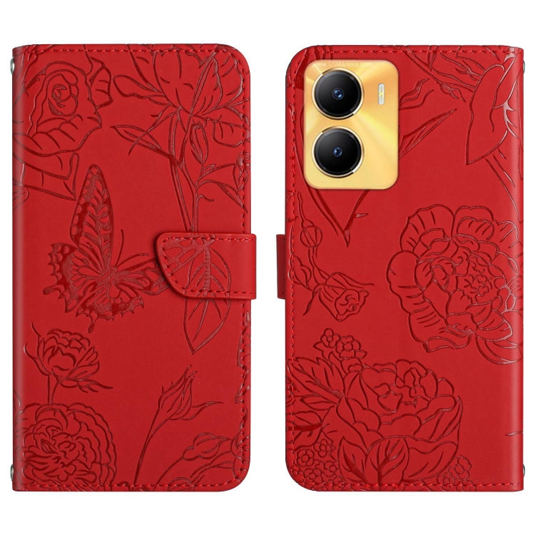 Custodia in pelle con supporto per Vivo Y02S e Y16