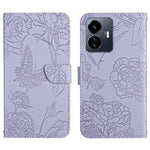 Custodia in pelle con supporto per Vivo Y02S e Y16