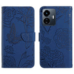 Custodia in pelle con supporto per Vivo Y02S e Y16