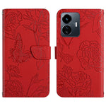 Custodia in pelle con supporto per Vivo Y55S 5G, T1 5G, Y22 4G