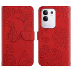 Custodia in pelle con supporto e slot per carte per Vivo Y39 5G e modelli