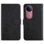 Custodia in pelle con supporto per Vivo V50 5G e modelli compatibili