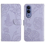 Custodia in pelle con supporto e slot carte per Vivo V70 FE 5G