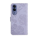 Custodia in pelle con supporto e slot carte per Vivo V70 FE 5G