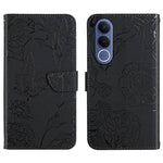 Custodia in pelle con supporto e slot carte per Vivo V70 FE 5G