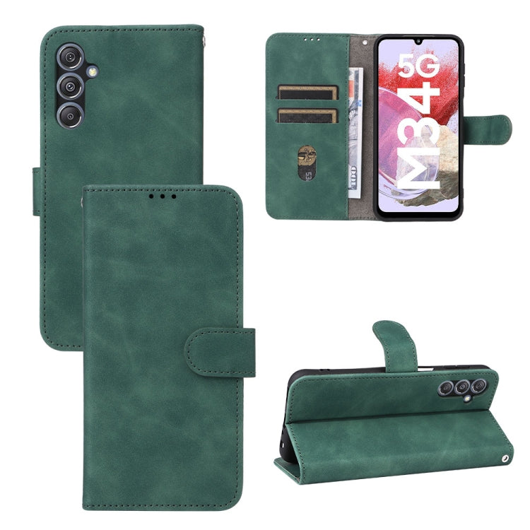 Custodia portafoglio in pelle per Samsung Galaxy M34 5G
