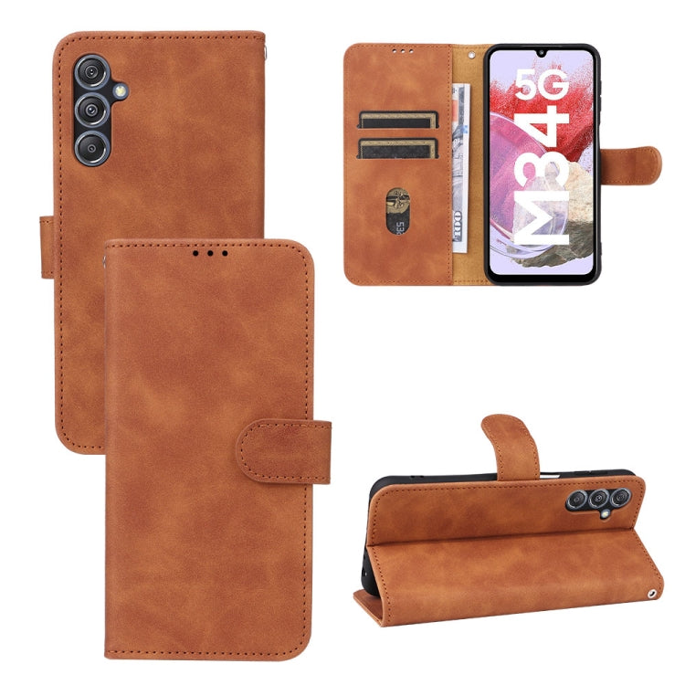 Custodia portafoglio in pelle per Samsung Galaxy M34 5G