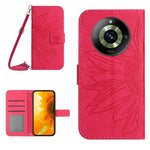 Custodia in pelle con flip Sun Flower e cordino per Realme 11 Pro