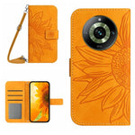 Custodia in pelle con flip Sun Flower e cordino per Realme 11 Pro