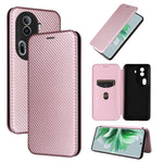 Custodia in pelle con vibrazione in fibra di carbonio per OPPO Reno11 Pro Global